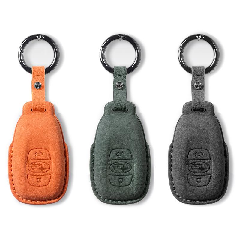 Car Key Case Cover Keychain For Subaru BRZ XV SV Forester Legacy Outback Crosstrek Impreza WRX Ascent Key Accessories kuh7