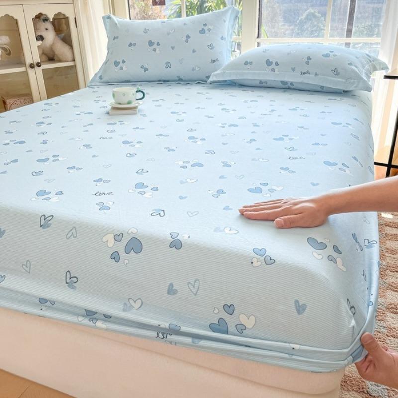 Cotton mattress single piece pure cotton bedspread Simmons all-inclusive mattress protective cover anti-dirty