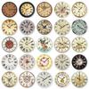 Retro Clock Graffiti Stickers - 50 Sheets for Phone Cases, Luggage, and More - Waterproof Creative Decoration