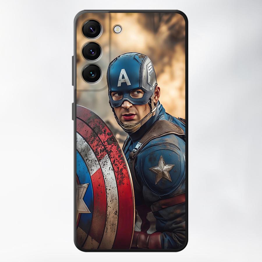 Case for Samsung Galaxy A57 A24 A52 A36 A73 A51 A32 A55 A25 A53 A35 A26 A23 A37 A22 Phone Cover A71 A72 Marvel Captain America