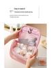 Waterproof Travel Makeup Bag Organizer with Hook - Portable Fragrance Style Handbag