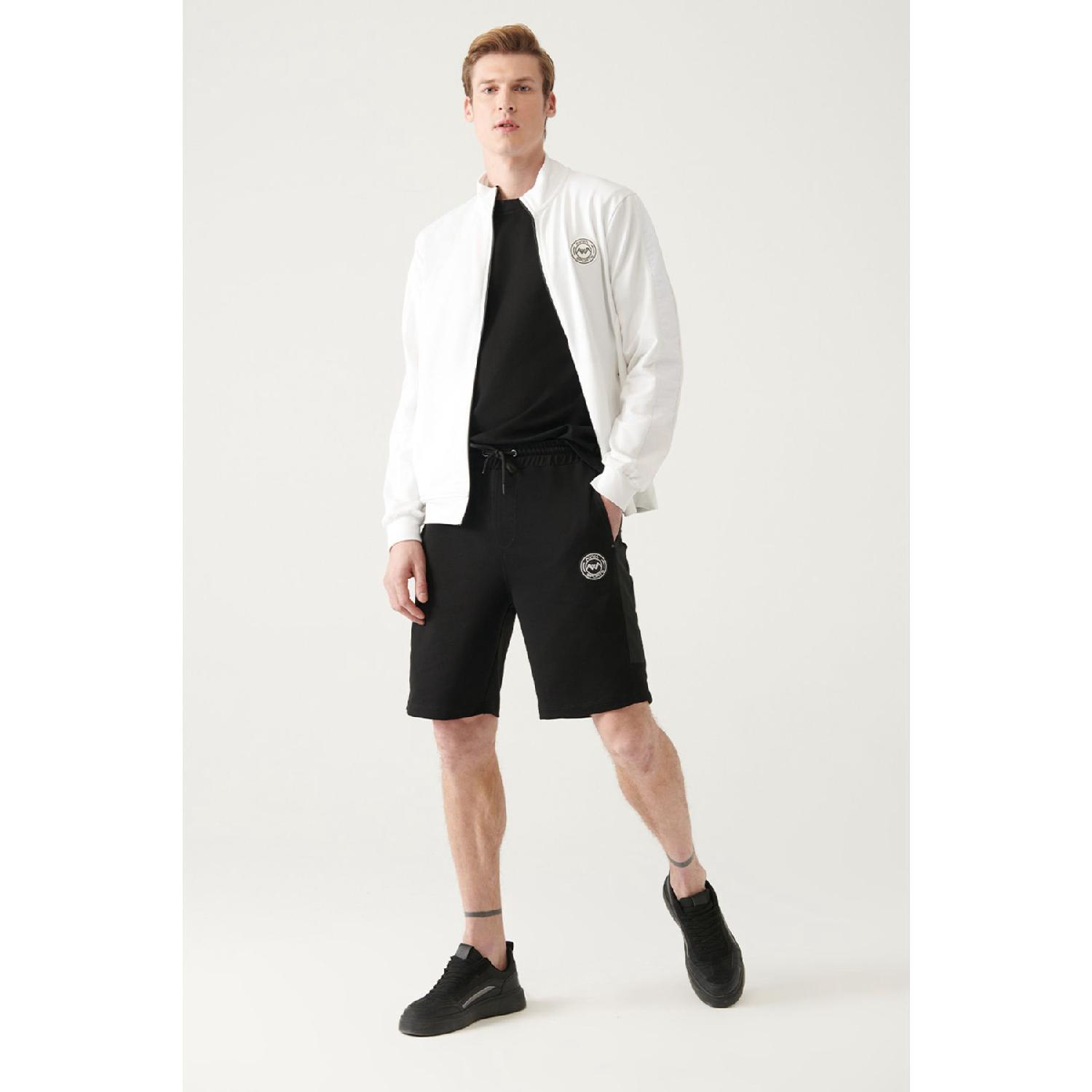 

Men s Black Side Pocket Printed Shorts A31y3600 XS чёрный
