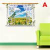 Waterfall Kid Room 3d Window Decal Removable Wall Stickers Home Decor Art Mural