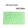 Multi-Function Drawing Template Ruler for Circles, Ellipses, Furniture, Architecture, Geometry, Mathematics, and Interior Design.