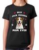 Best Jack Russell Terrier Mum Ever Ladies T-Shirt Dog Gift Pet Lover Mother Tee