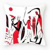 African Female Pattern Throw Pillow Cover With Short Plush Print For Living Room Sofa Decoration Cushion Cover Pillow Covers