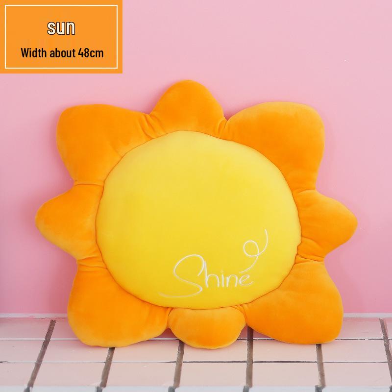 Star Series Sun Moon Cloud Rainbow Plush Throw Pillow & Cushion for Kids' Rooms