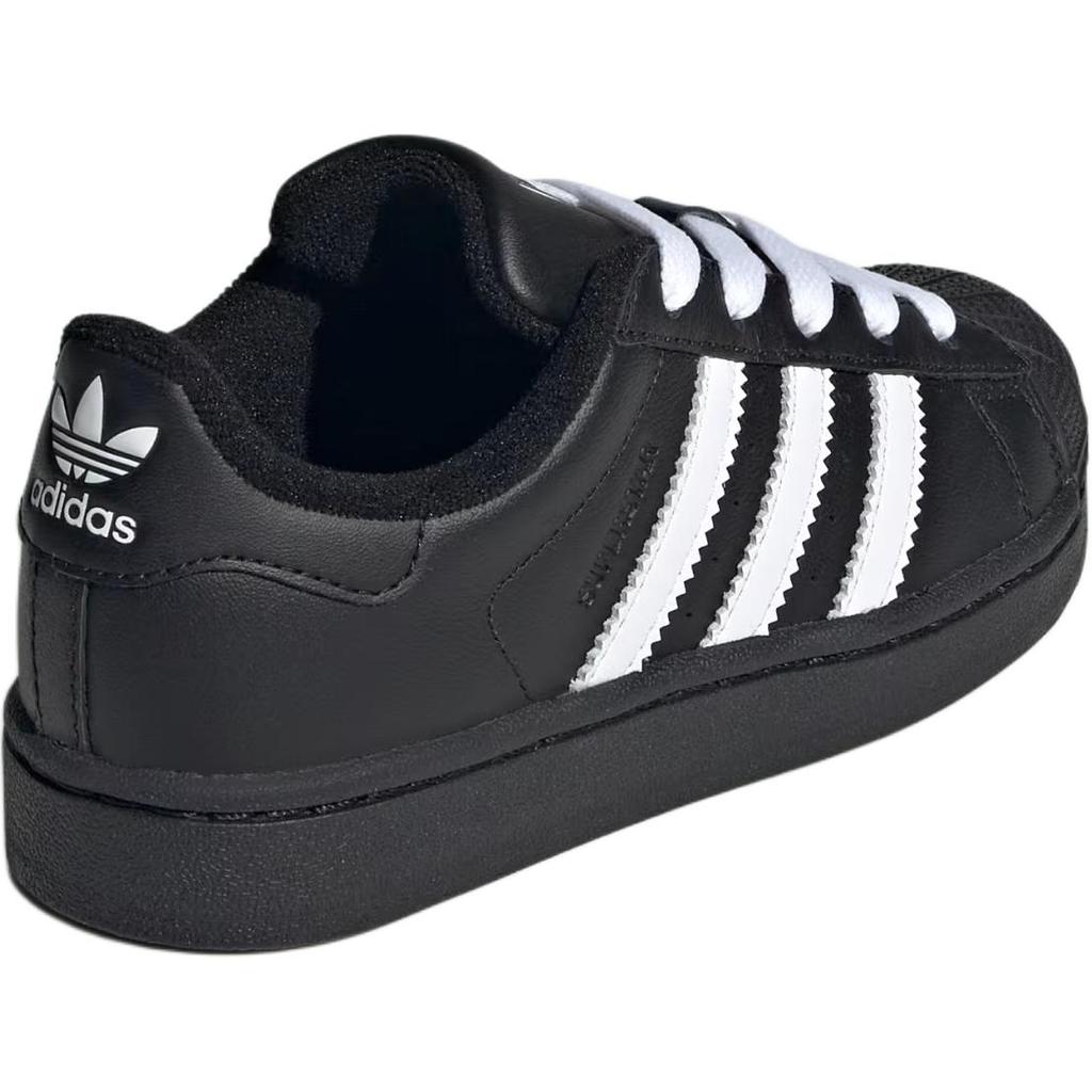 Adidas Originals Superstar 2 Abrasion Resistant Low top Kids' Skateboarding Shoes Black Kids' JI0214