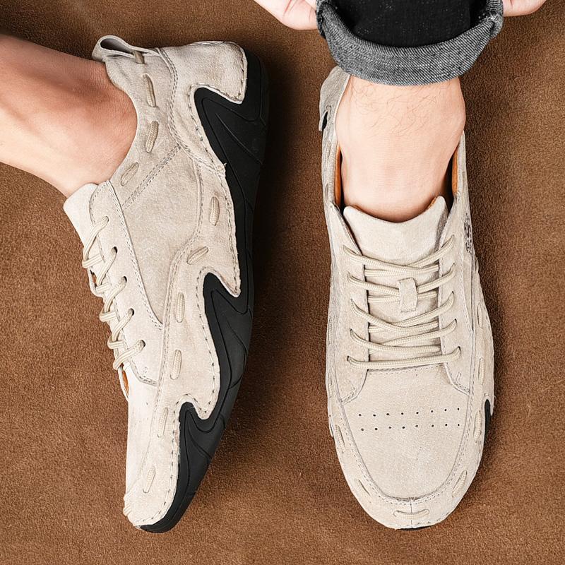 38-48 Herrenstiefel Weich und Bequem Britische Mode Lässige Herren Handgefertigte Nähte Um Lässige Stiefel Zu Helfen