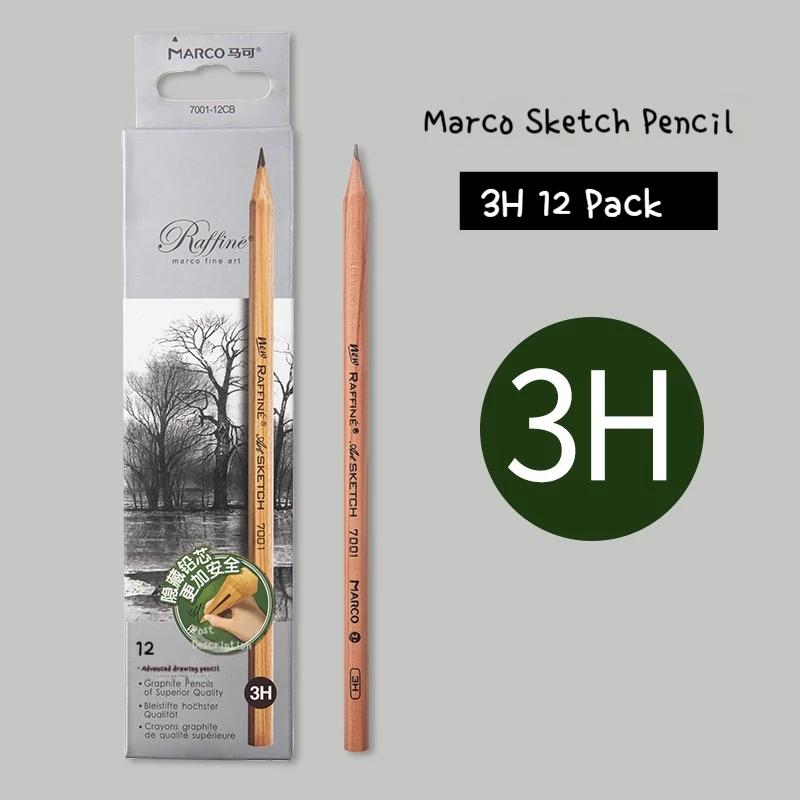 12Pcs Professional Drawing Sketch Pencil Set HB 2H 2B 3B 4B 5B 6B 7B 8B 10B 12B 14B Graphite Hand-Painted Pen School Stationery