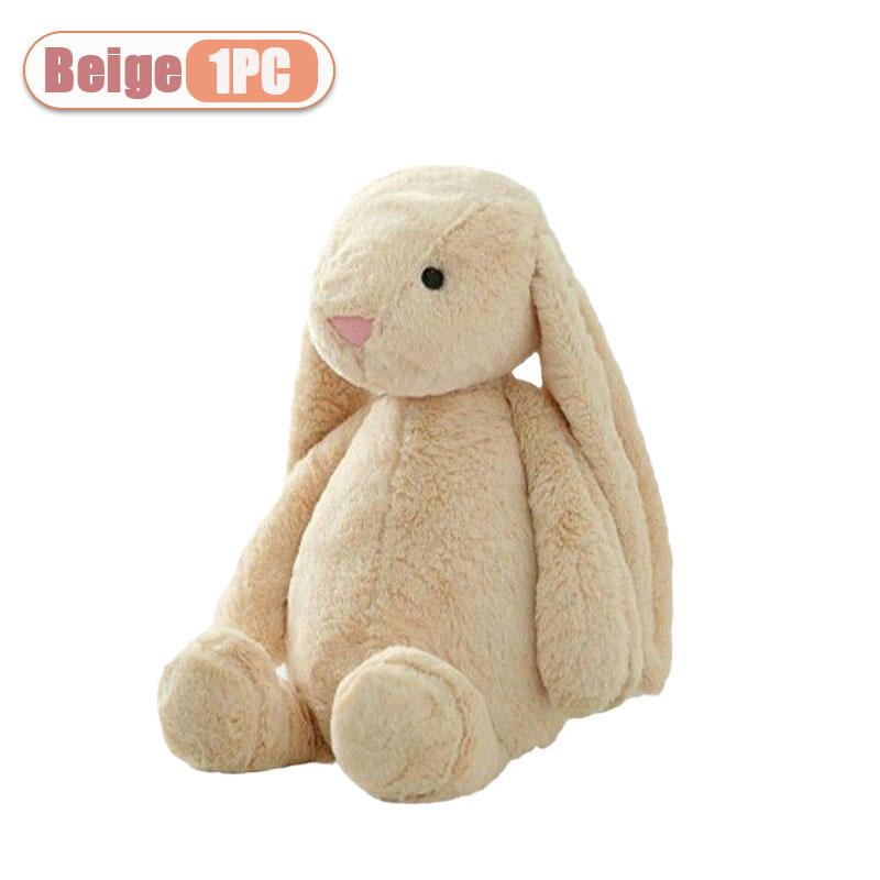 1-4PCS Plush Bunny Doll Children's Sleepy Soothing Doll Rabbit Dolls Shy Pink Rabbit Doll Children Gift Bedroom Plush Ornament