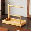 Space Saving Organizer Wooden Headband Holder Organizer, Large Capacity Storage Box, Dormitory Desk Multi Purpose Container, for Hair Accessories And