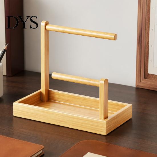Space Saving Organizer Wooden Headband Holder Organizer, Large Capacity Storage Box, Dormitory Desk Multi Purpose Container, for Hair Accessories And