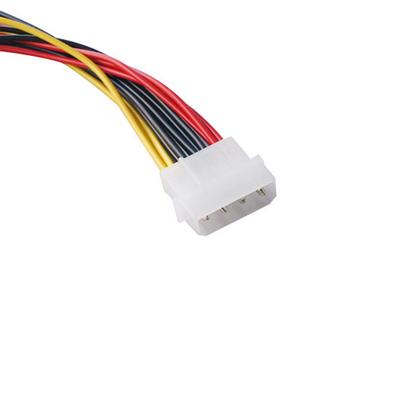 4kolíkové konektory Ide Molex na 3 konektory prodlužovacího kabelu Serial Ata Sata Power Splitter