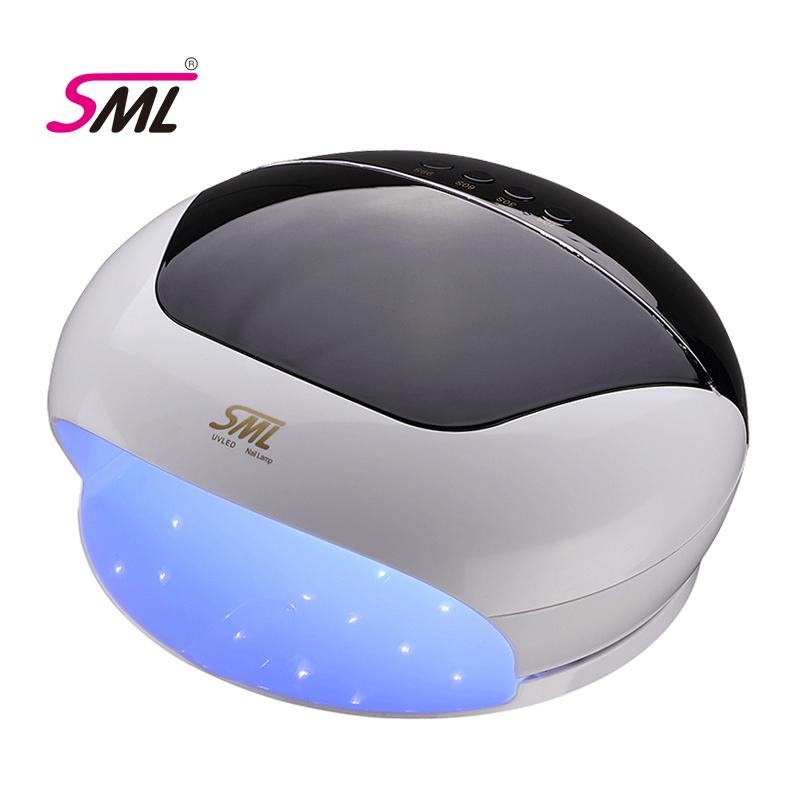 SML High-Quality 180W Nail Lamp & LED UV Curing Lamp for Professional Salon & DIY Manicure чёрный