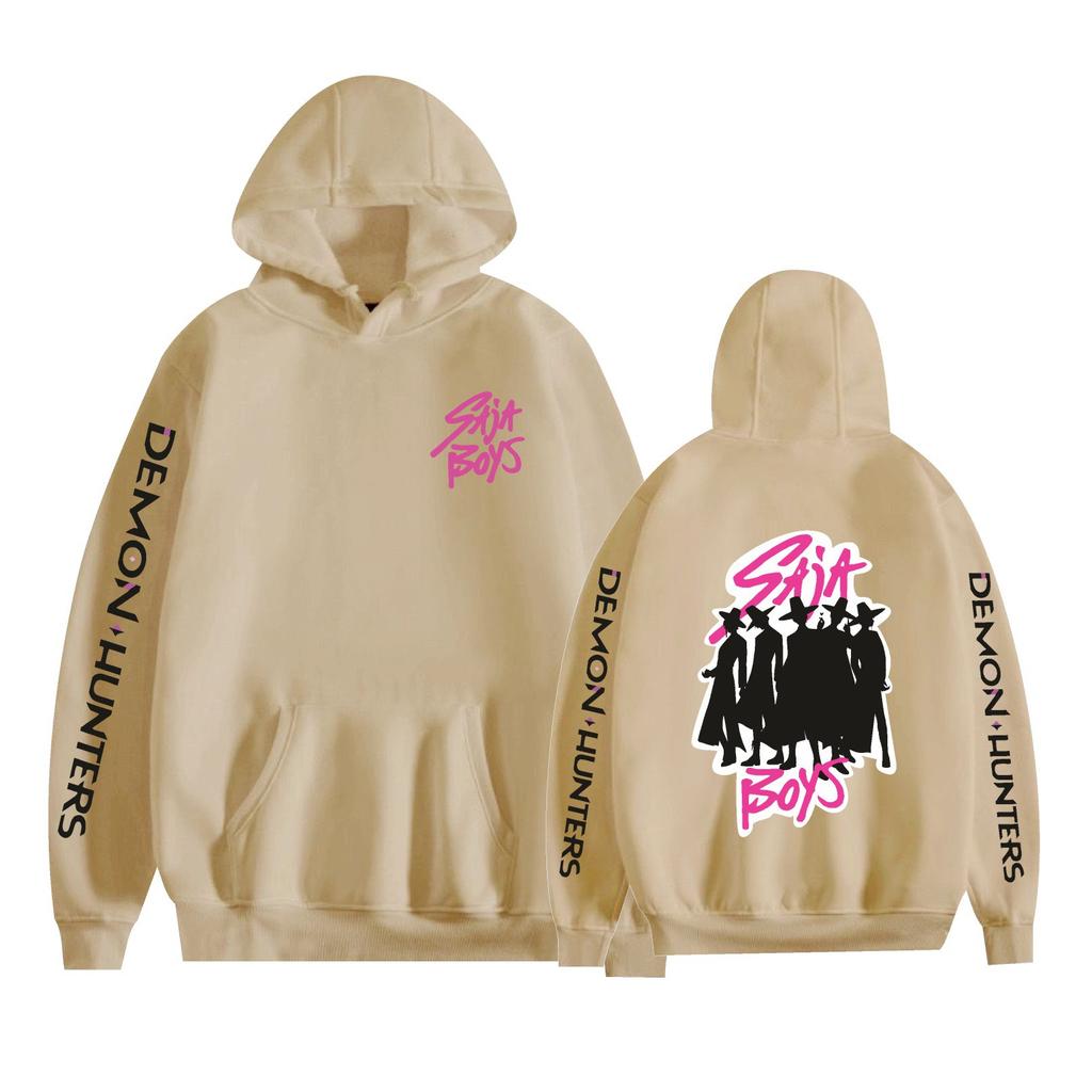 Mens Womens Hoodie KPop Demon Hunters Anime Hoodies Streetwear Harajuku Casual Printed Hooded Pullover Sweatshirts