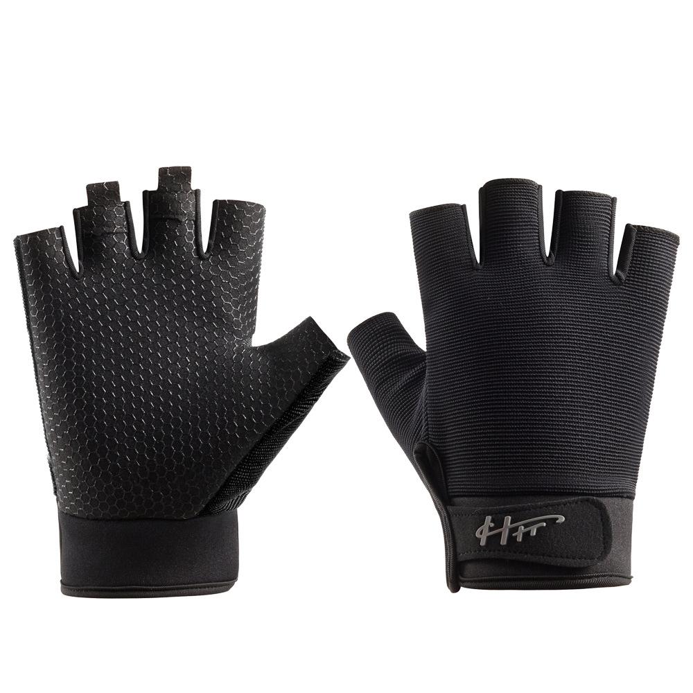 

Men and Women Outdoor Fitness Cycling Training Mountaineering Anti Slip Sun Protection and Breathable Military Fans Reveal Their Fingers XL