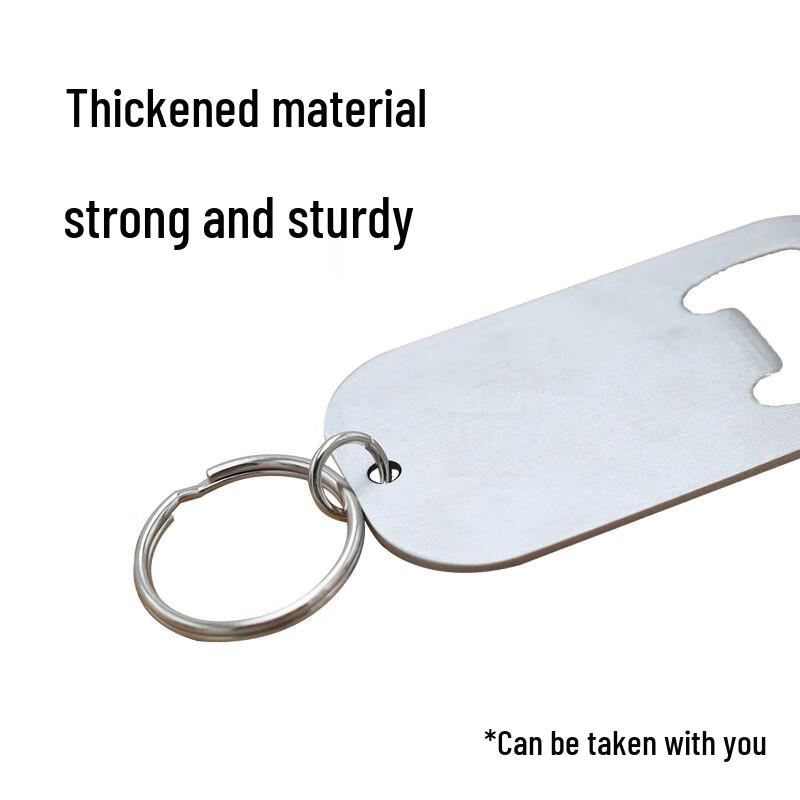 Stainless Steel Bottle Opener Keychain