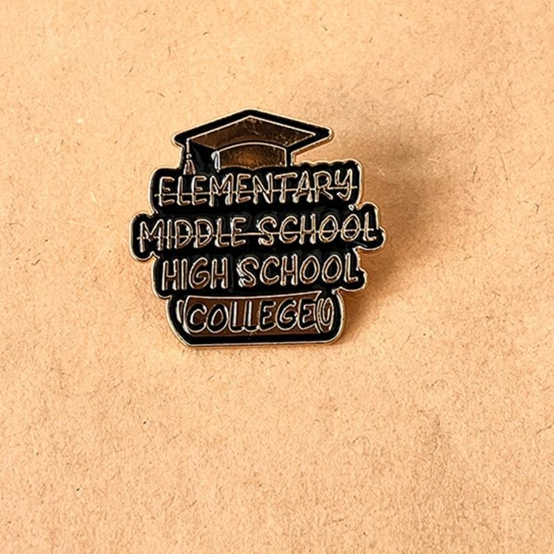 Graduation Hat Enamel Lapel Pin for Student, Graduate Enamel Lapel Pin for Graduation Gown Graduation Hat Decoration