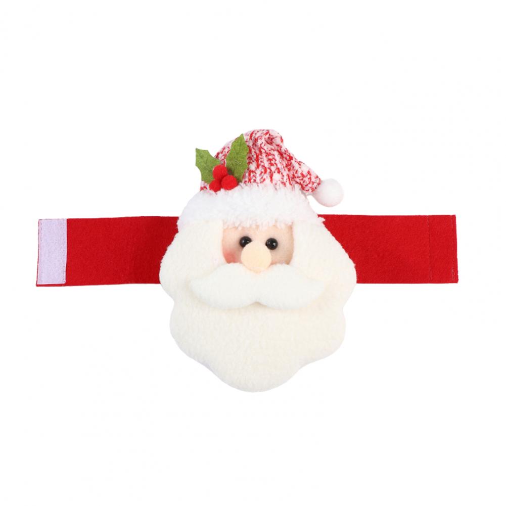 Christmas Curtain Tie Clips Set Easy Installation Santa Claus Snowman Shape Holiday Season Curtain Tiebacks Holiday Decoration