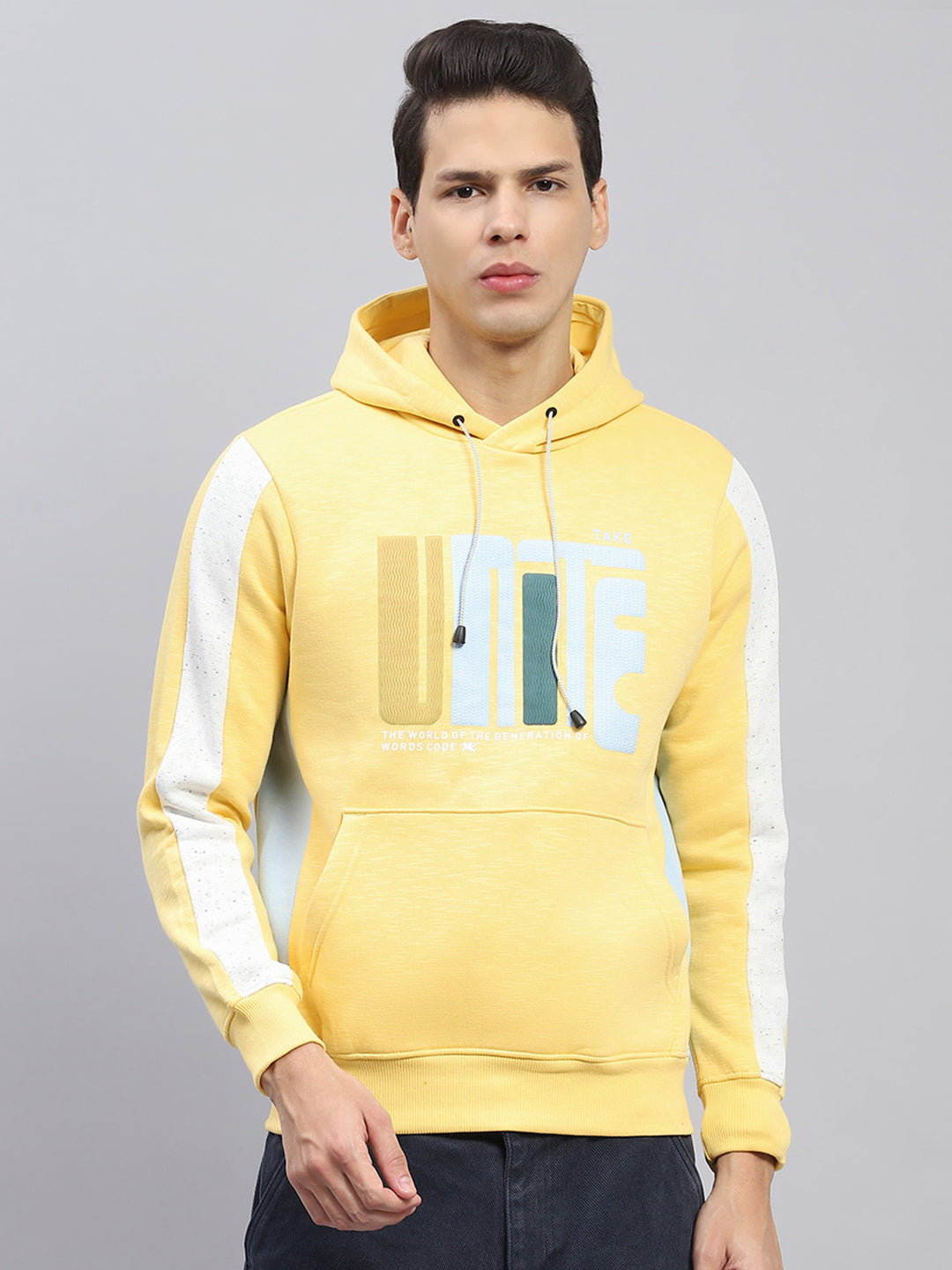 Мужская желтая толстовка Monte Carlo Regular Fit 3XL жёлтый