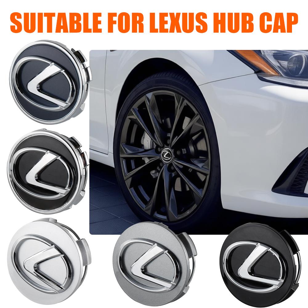 Για Lexus LX570 F SPORT UX300h GS GX IS LS CT200h NX RX450h IS250 EX300h ES300h UX 4τμχ 56mm Καλύμματα Κέντρου Τροχού Αυτοκινήτου Κάλυμμα Ζάντας