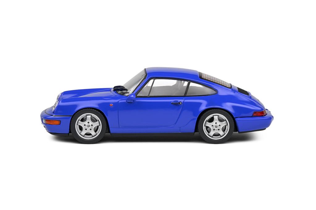 Solido Scale Porsche 911 Carrera RS 1992 Blue SOLIDO Carrera Diecast Car 1/43 (964) [Used]