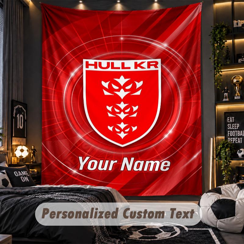 TapestryHull KR Custom Name Text Personalized Wall Hanging Tapestry Home Wall Decor