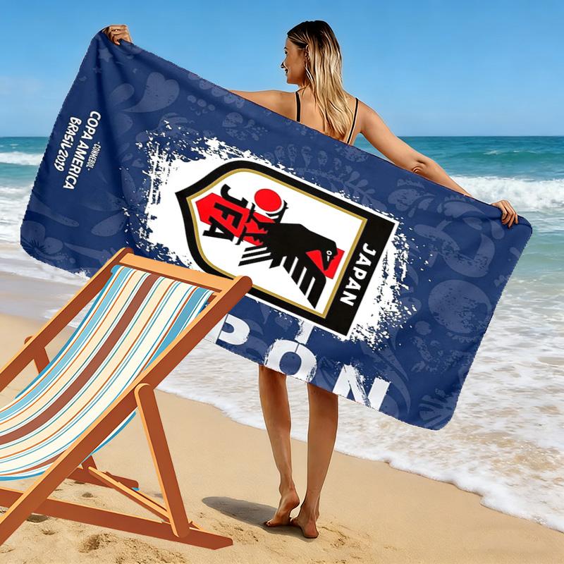 Japan JAF Print Beach Towel, Large Soft Quick Dry Towel for Beach Camping Swimming