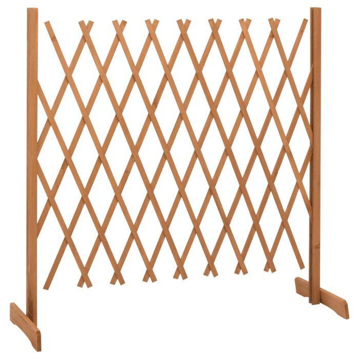 VidaXL Garden Trellis Fence Garden Divider Support for Climbing Plants Outdoor Flower Bed Orange 314828