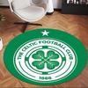 Celtic Football Club (14) Runder Büroteppich Dekorativer Bodenteppich für Büro Schlafzimmer Wohnzimmer und Wohnbereich