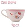 1 szt. Sanrio Hellokitty Naczynia Bezpieczne i Odporne na Ciepło Talerz Trzy Komory Uchwyt Łyżki Kubek Melamina Naczynia Stołowe Na Sztućce Miska