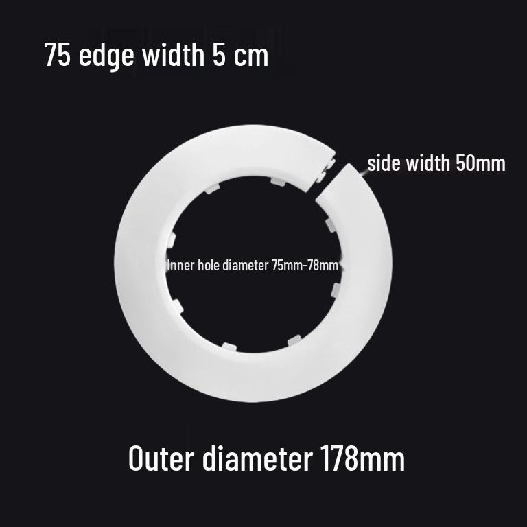 Decorative Pipe Cover Ring for Air Conditioning and Heating Valves