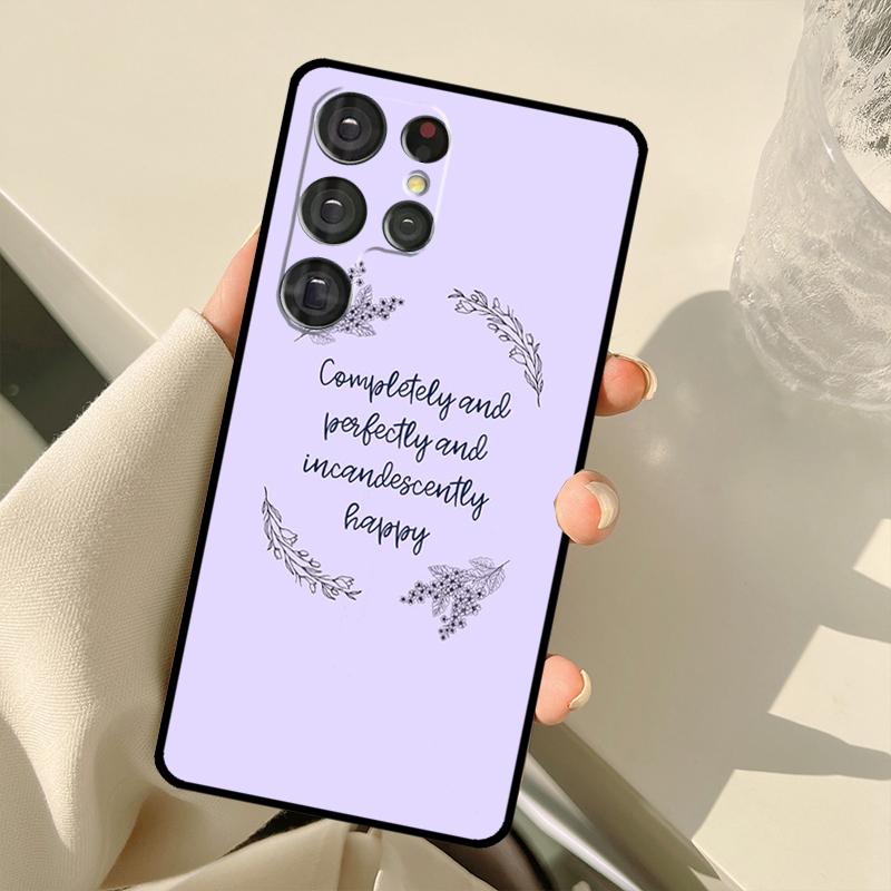 Pride And Prejudice Case For Samsung Galaxy S22 S21 Ultra Note 20 S8 S9 S10 Note 10 Plus S20 FE S21 FE Cover