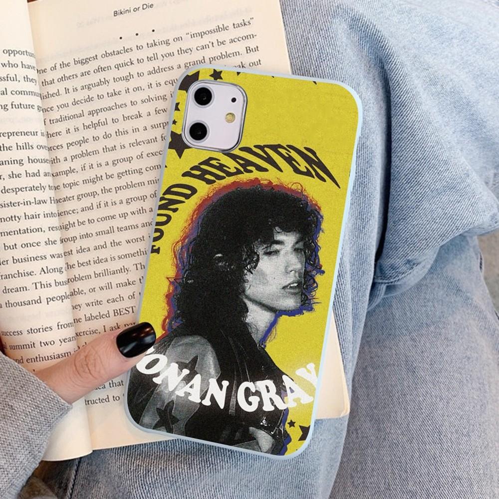 Conan Singer G-Gray Phone Case For IPhone 14 11 12 13 Mini Pro Xs Max 8 7 6 6S Plus X XR Solid Candy Color Case