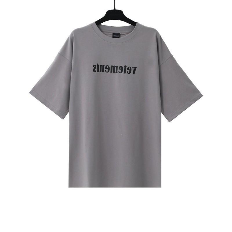 Unisex Oversized Cotton T-Shirt With Bold Letter Print Vintage Washed Loose Fit Casual Tee