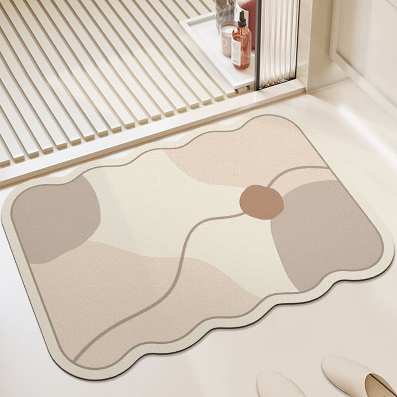 Bathroom Soft Diatom Mud Floor Mat Toilet Toilet Non-slip Foot Mat Household Water Absorption Quick Drying Anti-drop Soft Mat