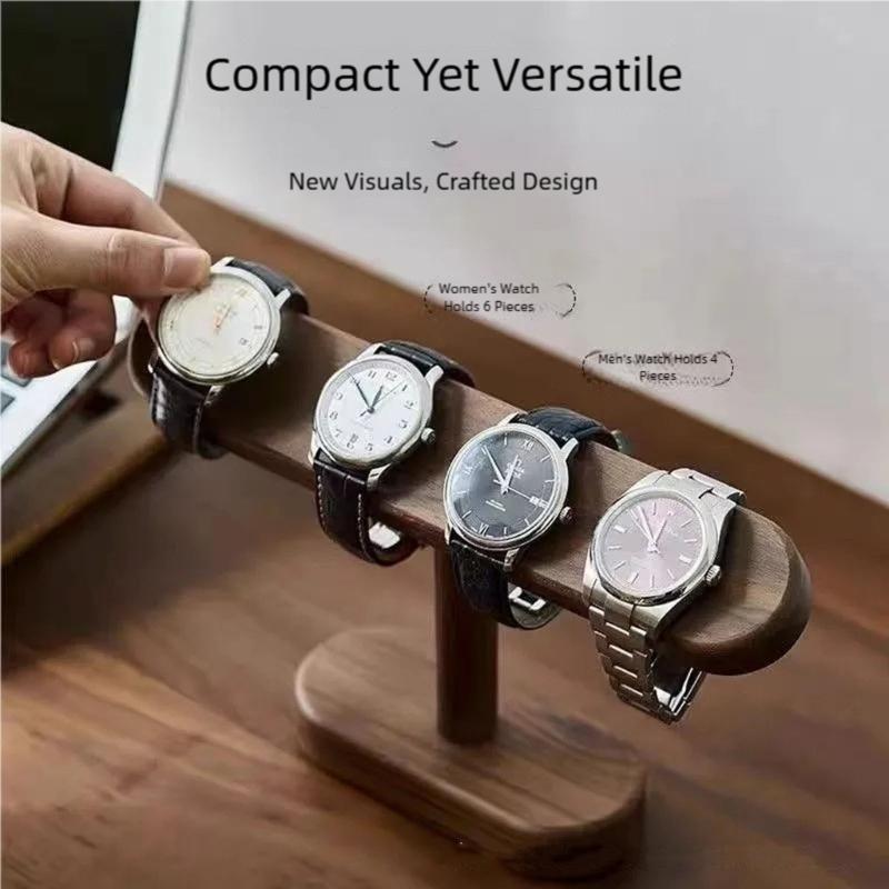 Elegant Wood Jewelry Holder and Watch Organizers with Multifunctional Storage Solution Unique Shape Enhanced Stability