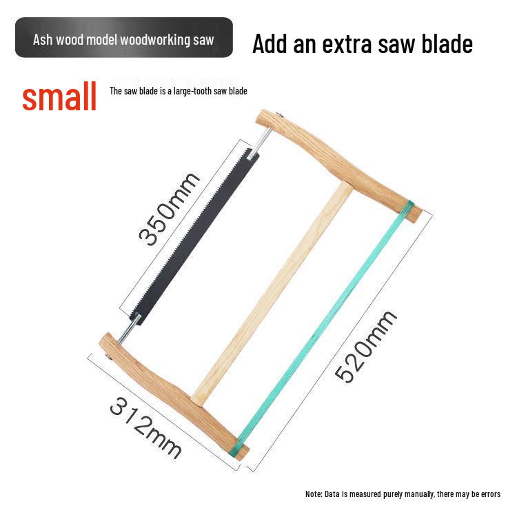 Vintage Οικιακό Υπαίθριο Χειροπρίονο για Ξυλουργική - Παλιομοδίτικο Εργαλείο Πριονιού Σκελετού