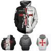 Vibrantly Designed Unisex Knights Templar Cosplay 3d Print Pullover Casual Sweater