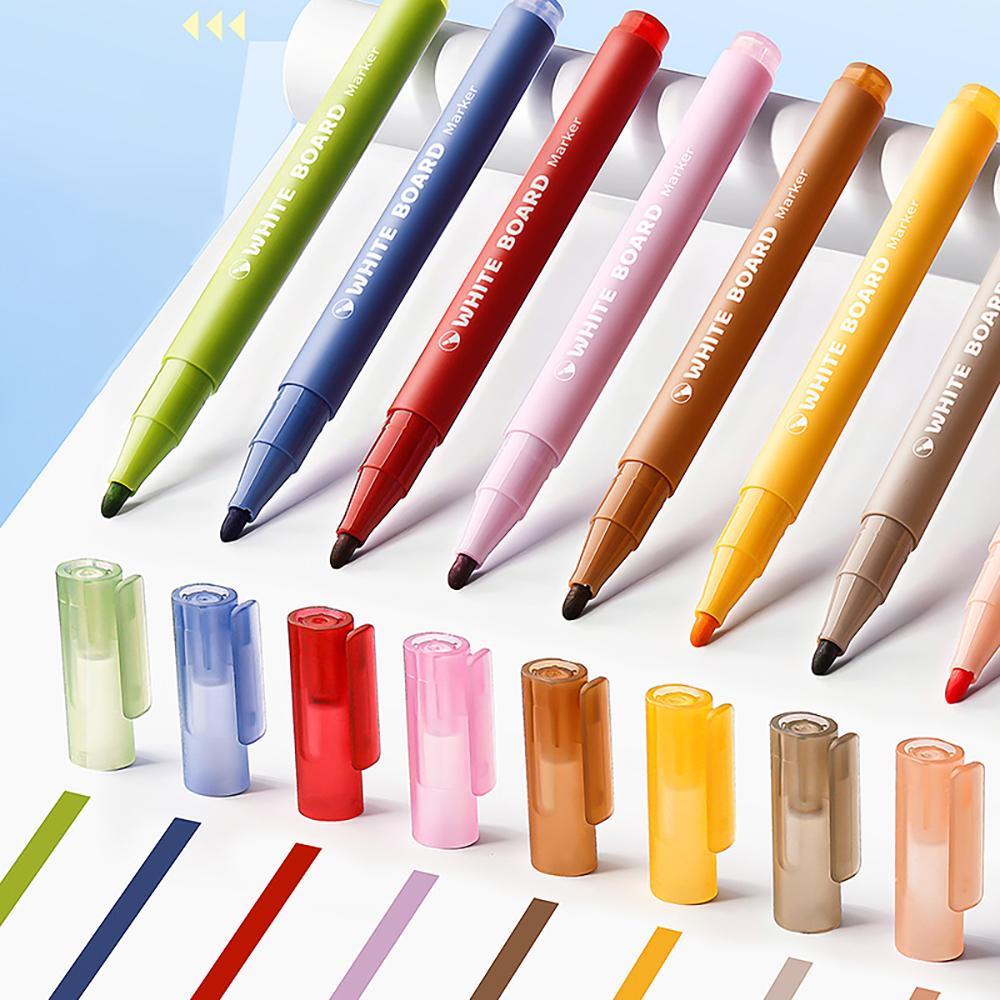 Colored whiteboard pens can be used to erase student blackboard drawing board pens, and marker pens are easy to erase