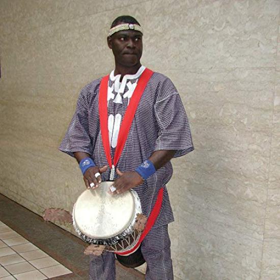 Afrikiko Djembe Strap (with Buckle, Black)