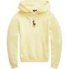 Polo FW24 Hettegenser i fleece med brodert Big Pony-logo Damer hettegensere Gul WMPOKNIN6820251-700