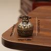 Mini Metal God of Wealth Incense Burner, Home Indoor Incense Tower, Incense Plate, Retro Incense Burner, Gift Display