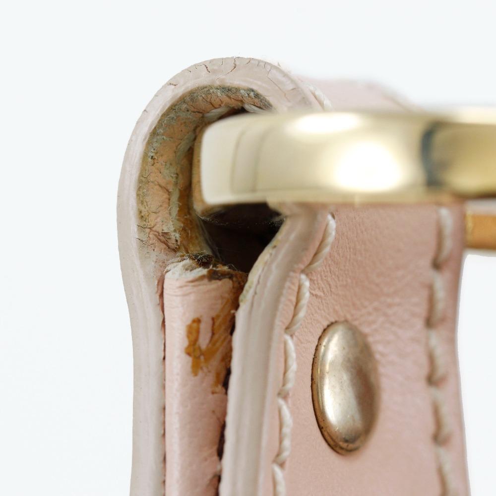 FENDI Zucca Tote Bag 8BH156 Logo charm Brown/pink canvas Women Used