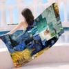 Art Category world famous painting Microfiber Blanket Quick Drying Beach Towels Oversized Printing Super Absorbent Pool Towel
