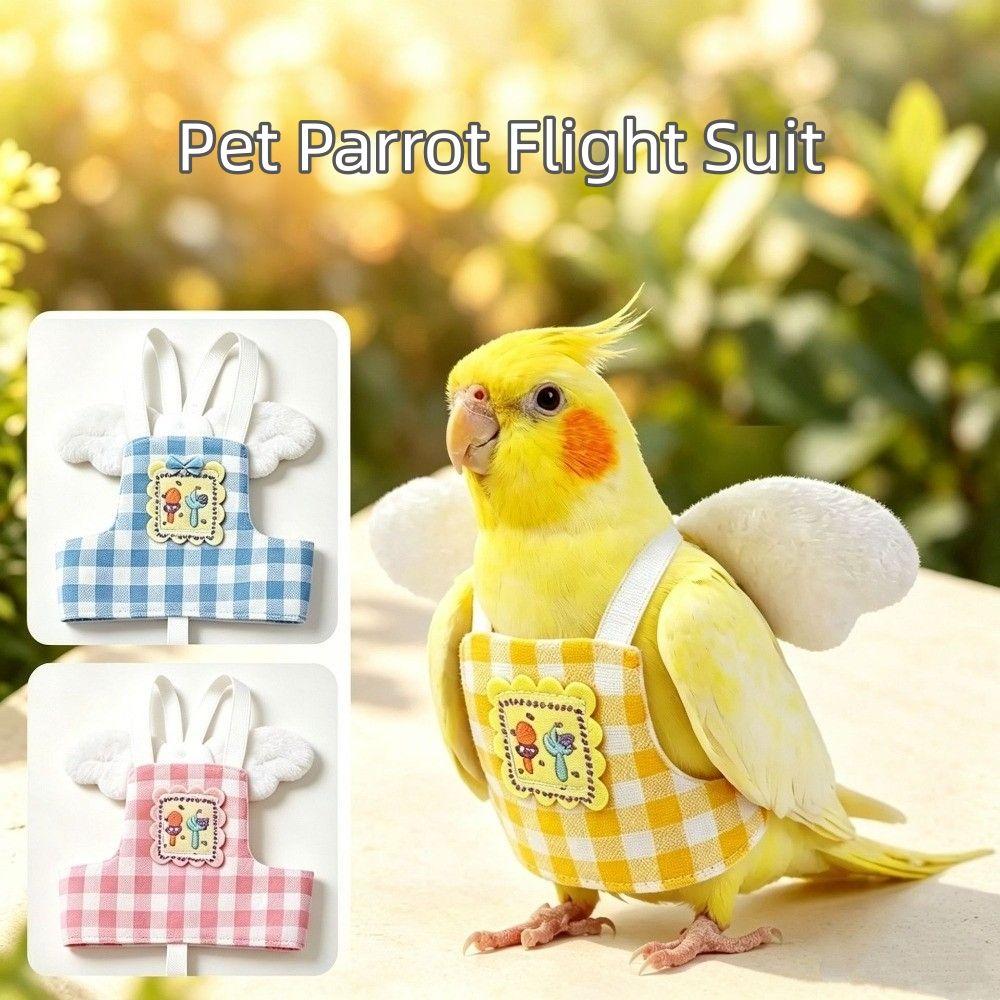 140cm Rope Bird Harness Leash Vest Style Pet Bird Clothes New Parrot Diaper Daily Wear