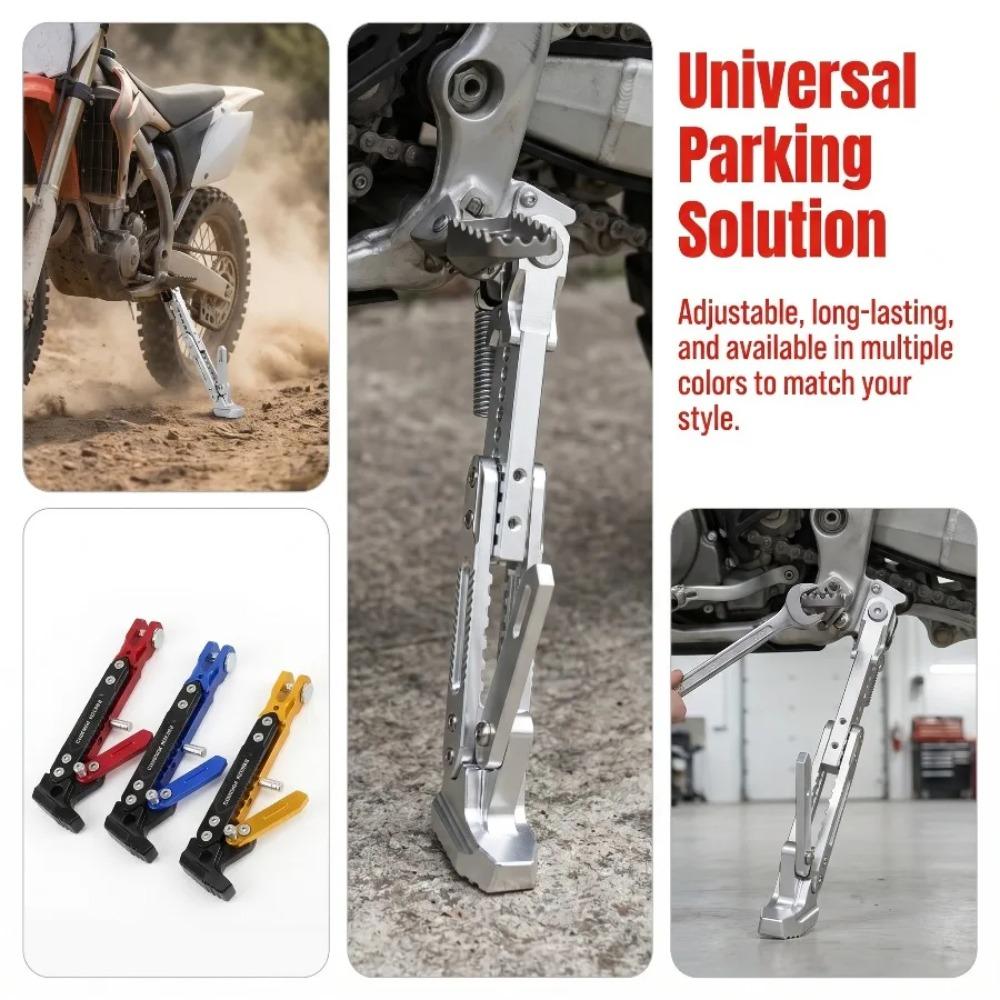 Anti Slip Scooter Kickstand Single Side Support Aluminum Side Bracket Outdoor Cycling Accessory
