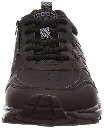 Spalding JIN 3320 Men's Lightweight Walking Shoes, Wide Width, Size 6E, Black, Size 26.0 cm, G