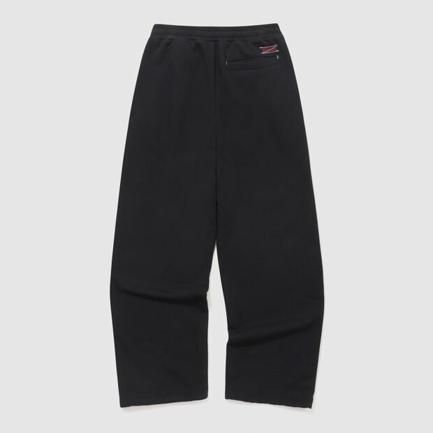UMBRO Crispy Taslan Wide Straight Sweatpants Black (Uq321Cfp91) (A Type)